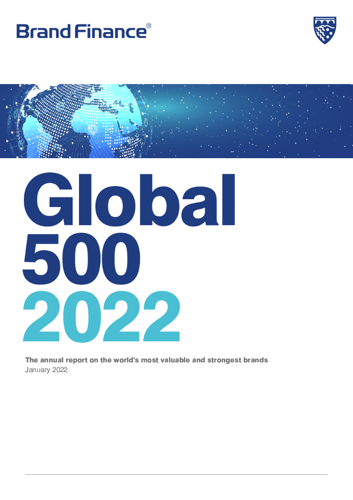 Brand Finance：2022年全球品牌价值500强报告（英文版）