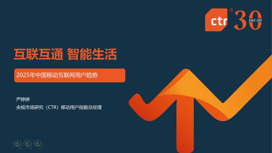 CTR洞察:2025年中国移动互联网用户趋势报告:互联互通 智能生活海报