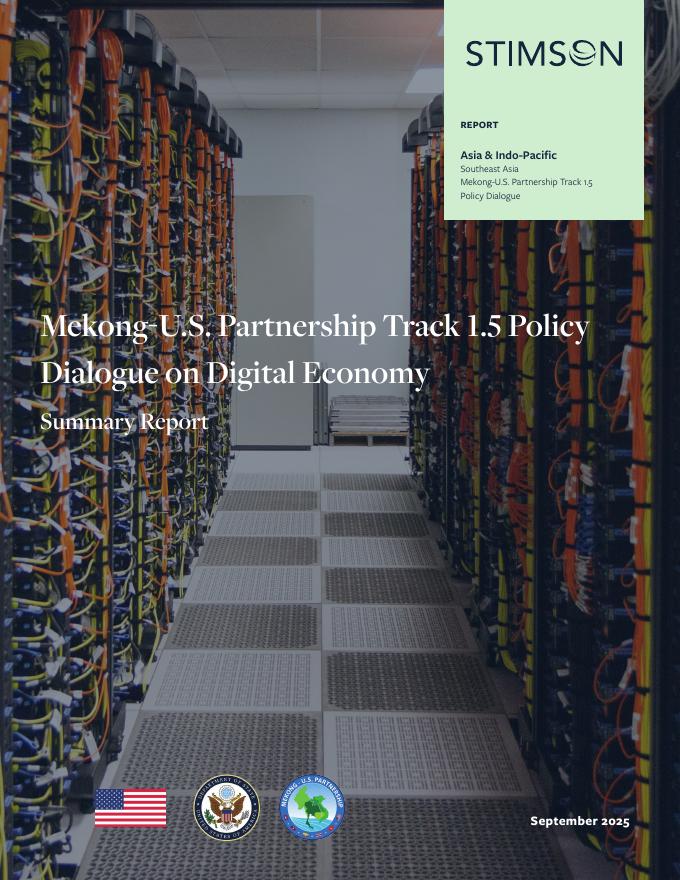 Stimson:2025年湄公河-美国合作伙伴关系1.5轨数字经济政策对话摘要报告(英文版)