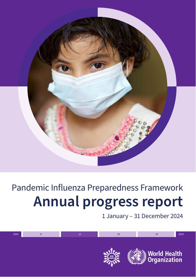 WHO世界卫生组织：2024年1月1日至12月31日大流行性流感防范框架：年度进展报告（英文版）海报