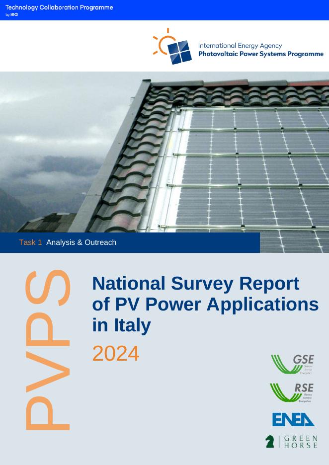 国际能源署：2024年意大利光伏发电应用全国调查报告（英文版）