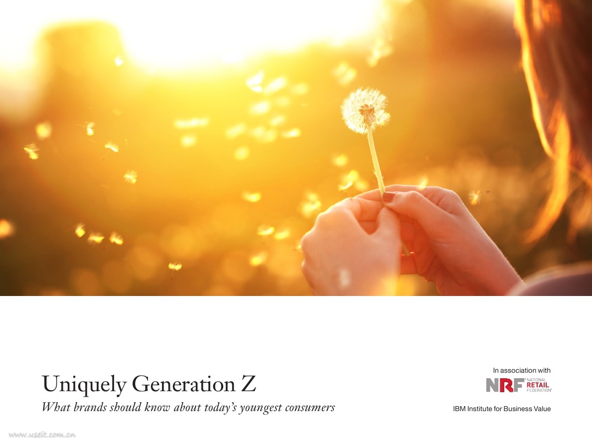 IBM 商业价值研究院:Z世代消费者调查报告(英文版)