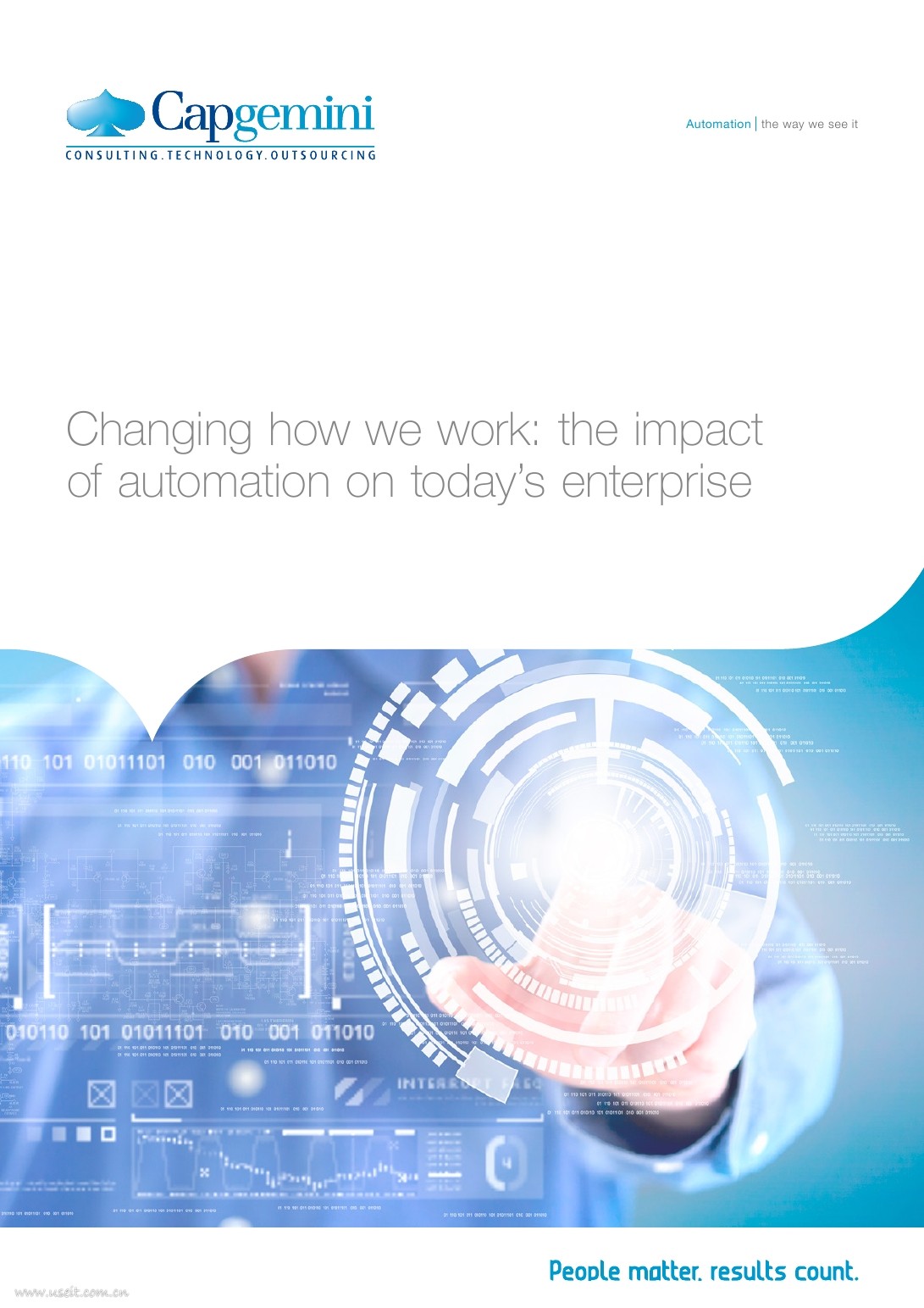 凯捷：改变工作方式，自动化对当今企业的冲击（英文版）