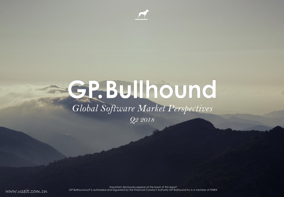 GP Bullhound：2018年Q2全球软件市场前景（英文版）